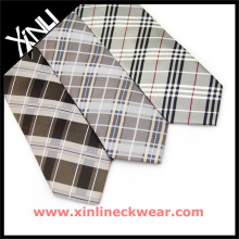 Mens Business Plaid Neck Silk Ties